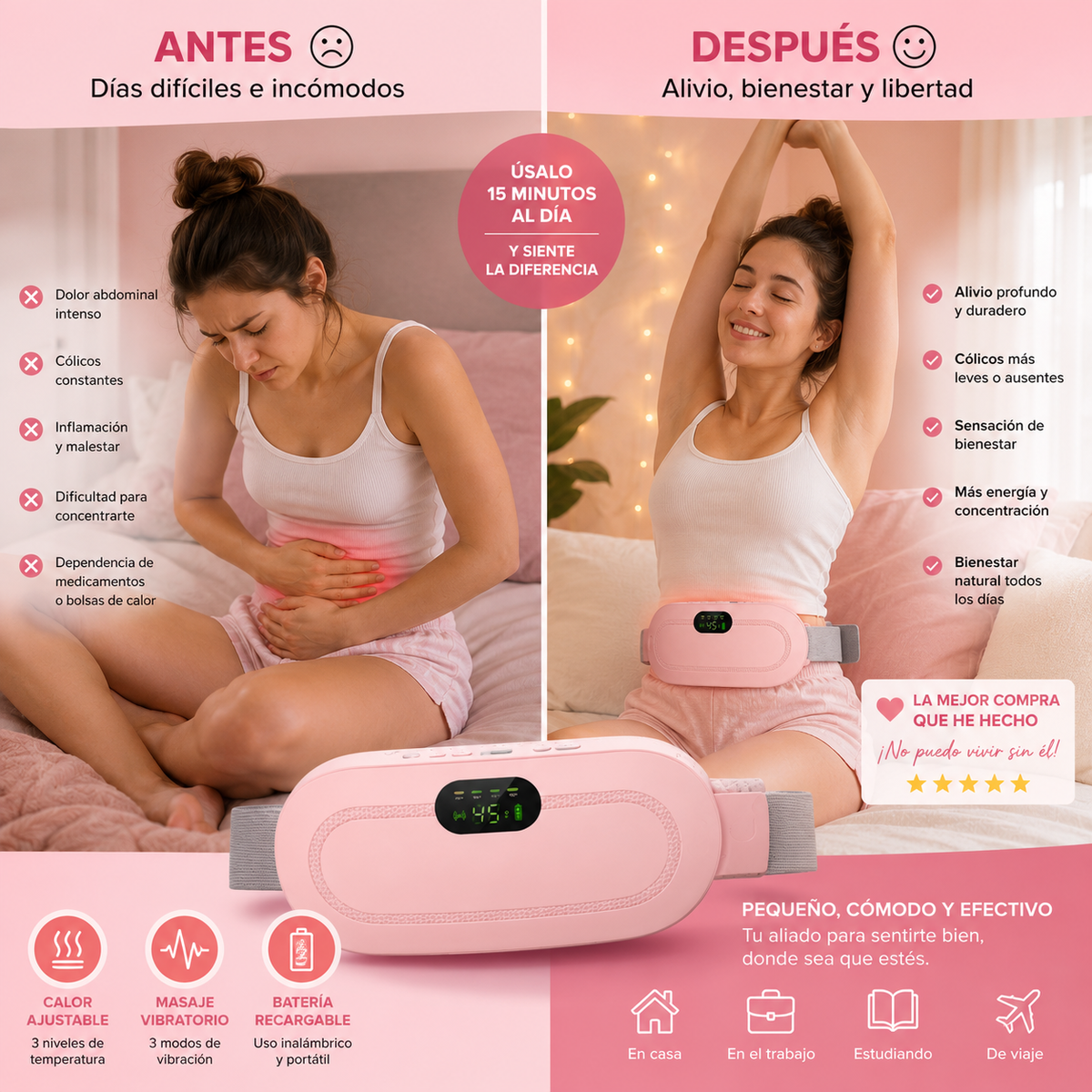 CalmaFem™ – Cinturón Térmico