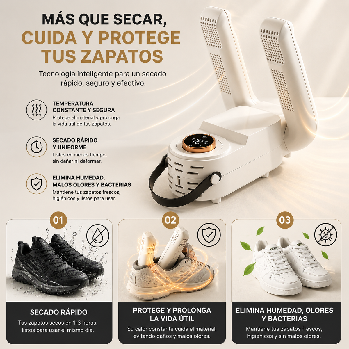 DryStep™ – Secador de Calzado